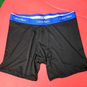 Calvin Klein Microfiber Boxer Brief - Black/Blue - Size L